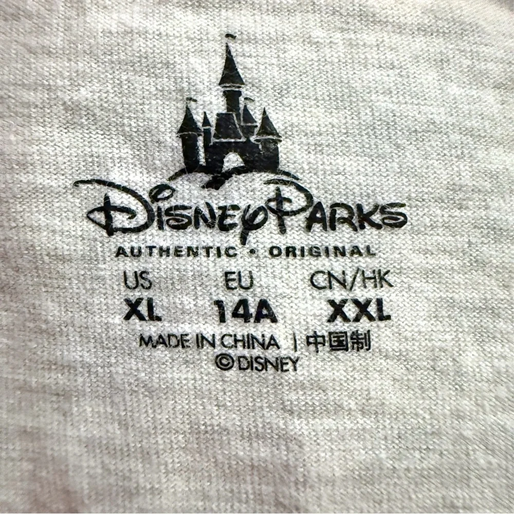 Disney Parks Mickey Mouse Raglan Long Sleeve Shirt Youth XL Red Gray - Picture 6 of 8
